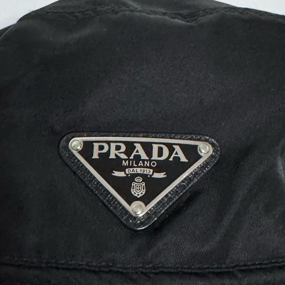 Prada Black Re-Nylon Bucket Hat - Picture 3 of 5